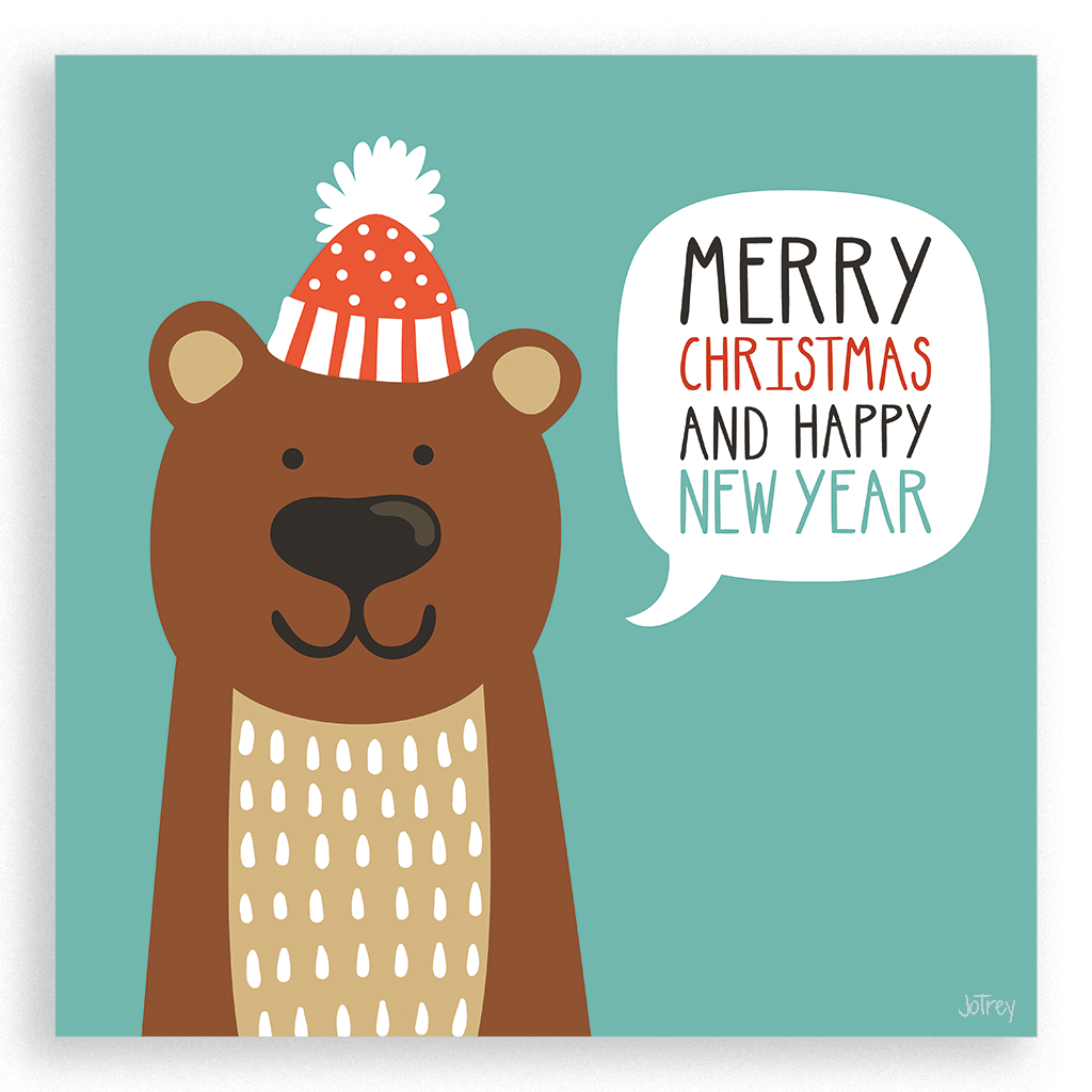 SEQ609A Weihnachtsbär