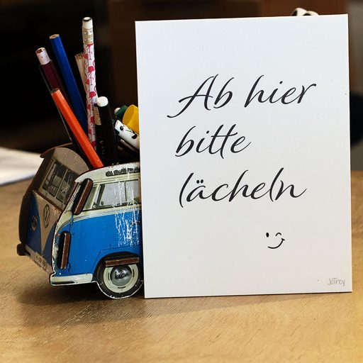 Ab hier bitte lächeln :)