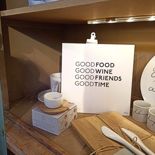 Good food good wine good friends good time