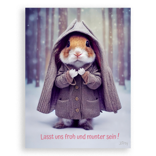JoTrey Decoplate | Weihnacht | Lasst uns froh und munter sein