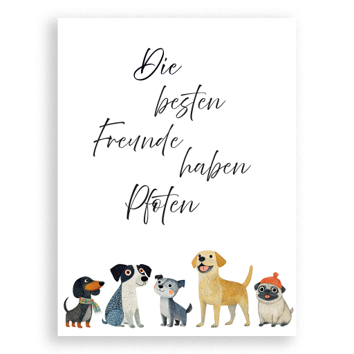 Fünf Hundefreunde (I)