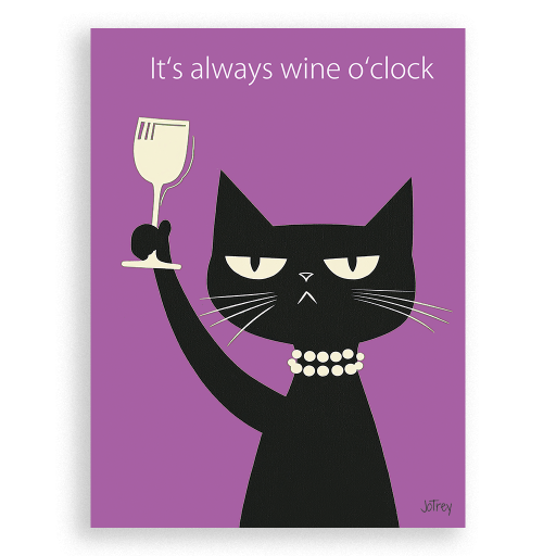 It's always wine o'clock