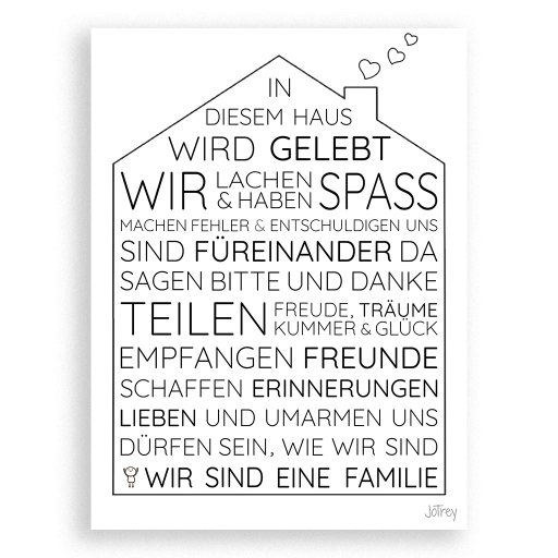 In diesem Haus wird gelebt