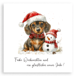 Frohe Weihnachten (mit Hund)