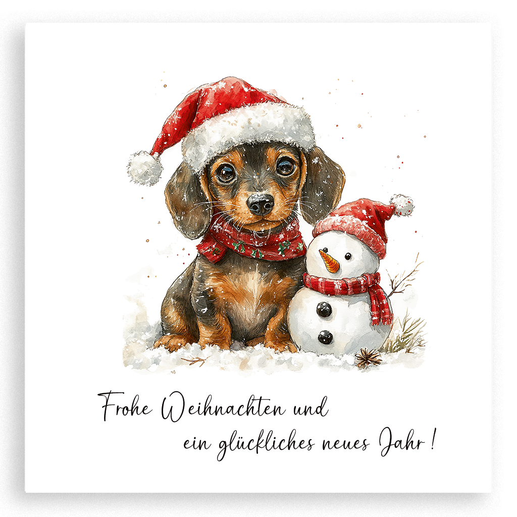 Frohe Weihnachten (mit Hund)